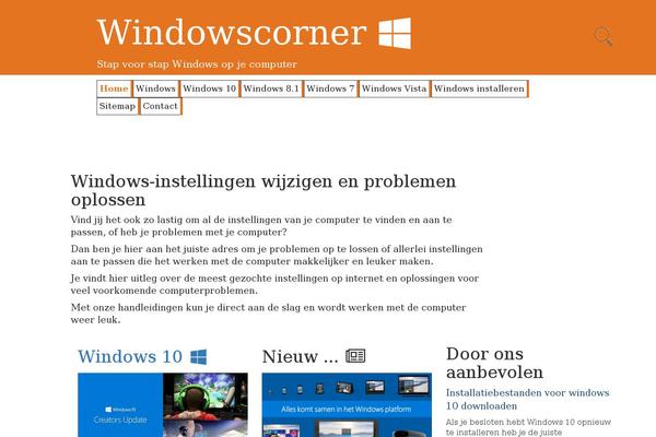 windowscorner.nl site used New_theme_3
