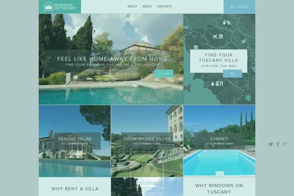 Tuscany theme site design template sample