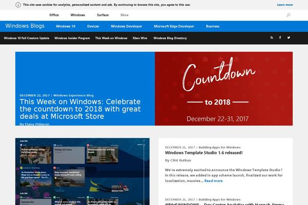 windowsteamblog.com site used Windows-blogs