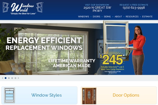 Windowworld theme site design template sample
