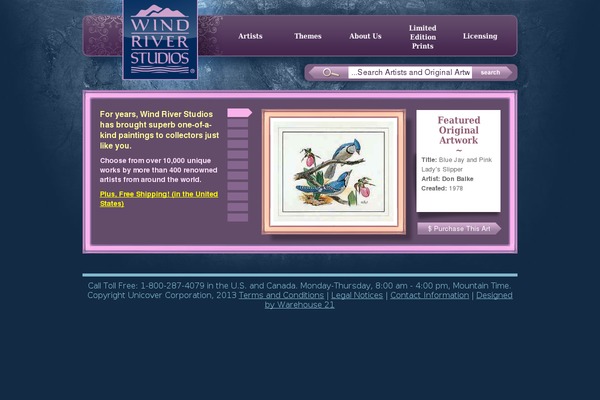 windriverstudios.com site used Windriver