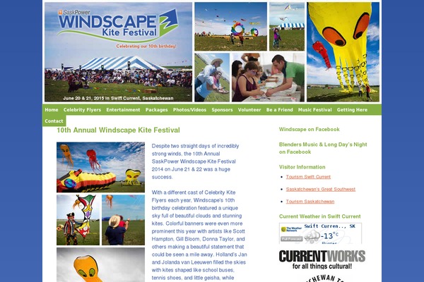 windscapekitefestival.ca site used Windscape
