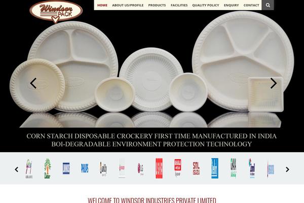 Windsor theme site design template sample