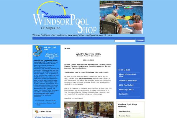 windsorpool.com site used Theme838