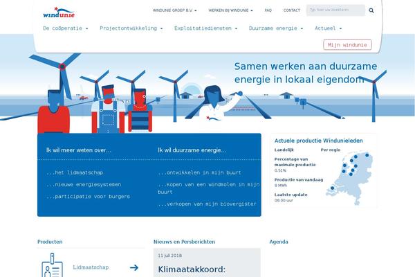 windunie.nl site used Windunie
