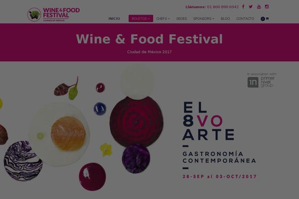 wineandfoodfest.com site used Eventum-child-2.1.6