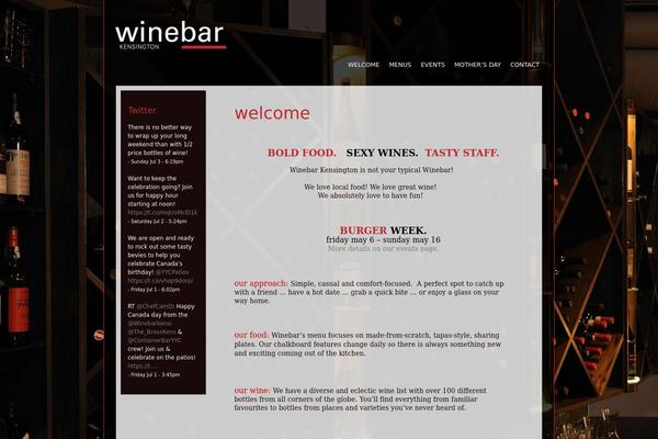 winebarkensington.com site used Winebar