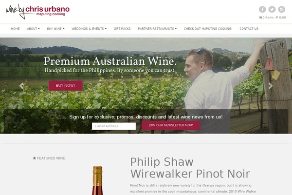 winebychrisurbano.com site used Wbcu