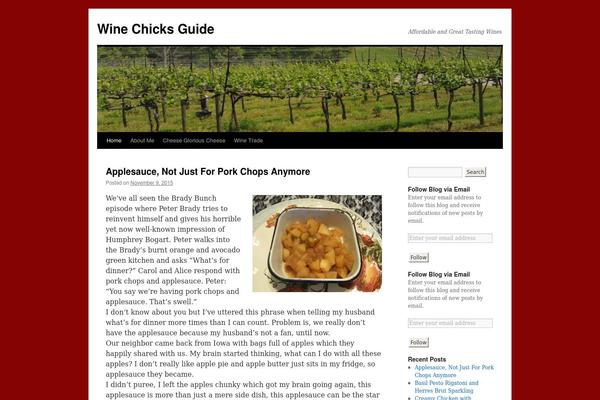 winechicksguide.com site used Cutline_1pt3-3columnright