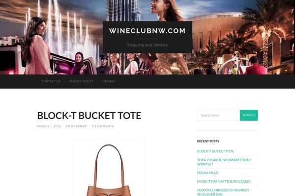 Hemingway theme site design template sample