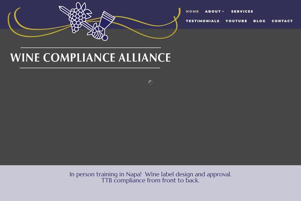 winecompliancealliance.com site used Lavanya