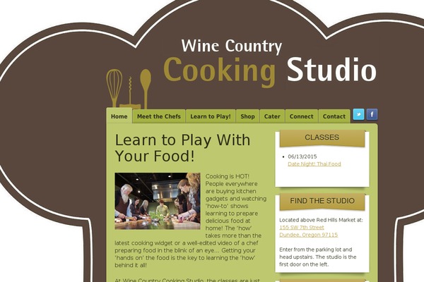 winecountrycookingstudio.com site used Wine