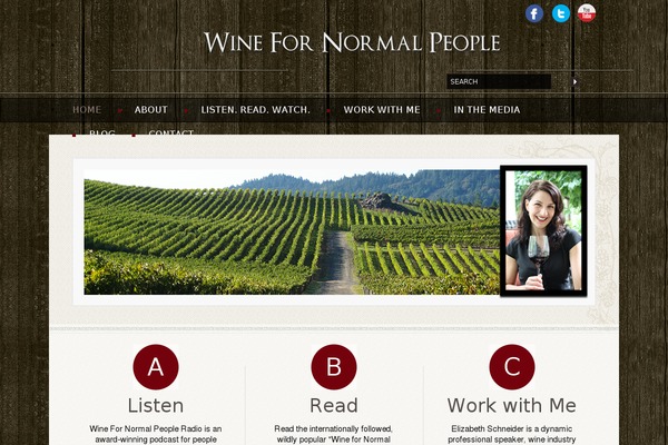 winefornormalpeople.com site used Theme1375