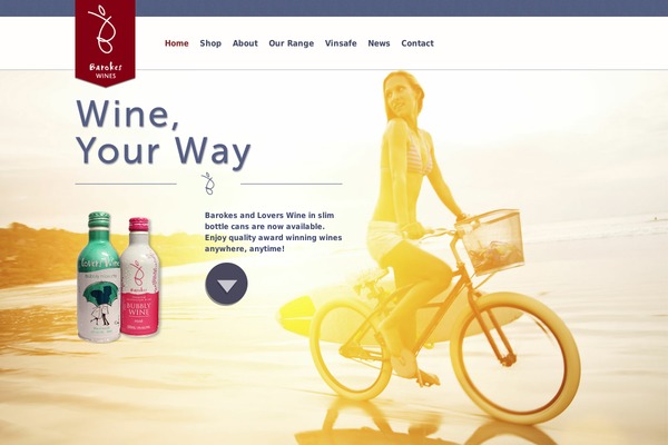 wineinacan.com site used Barokes