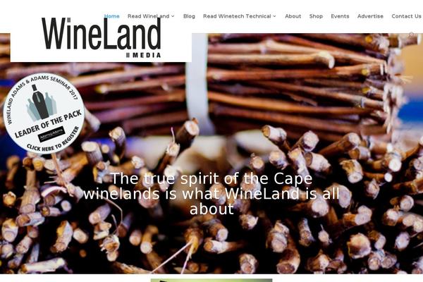 wineland.co.za site used Wineland-child-theme