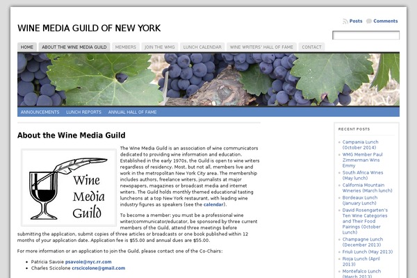 WordPress website example screenshot