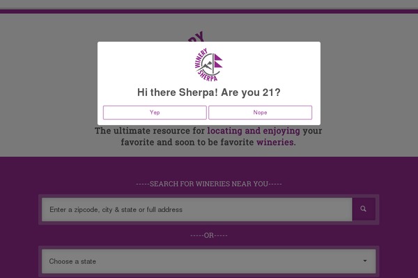 winerysherpa.com site used Ds_xsherpa