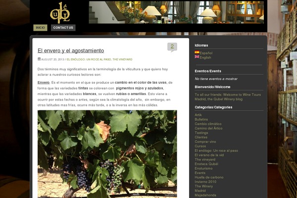 winetoursmadrid.com site used Qubel