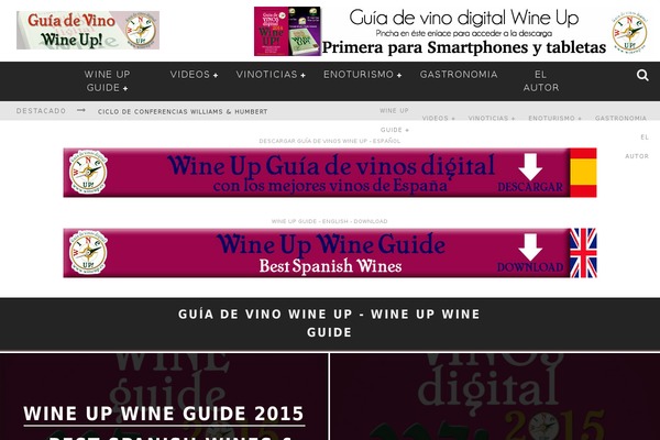 wineup.es site used Valenti