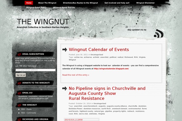 WordPress website example screenshot