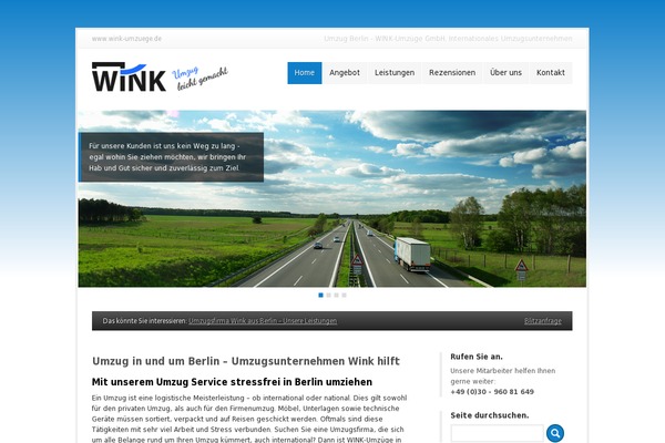 wink-umzuege.de site used Wink