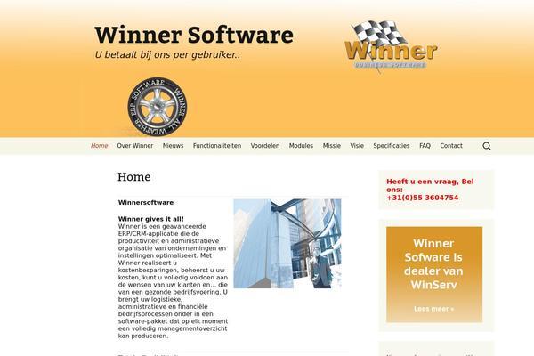 WordPress website example screenshot