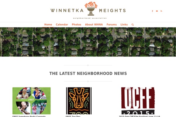 WordPress website example screenshot