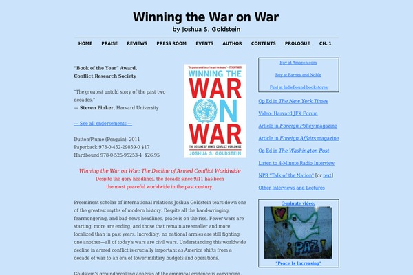 WordPress website example screenshot