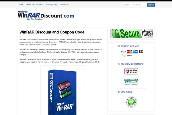 winrardiscount.com site used Wp-clear2