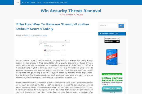 winsecuritythreatremoval.com site used GovPress