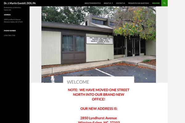 WordPress website example screenshot