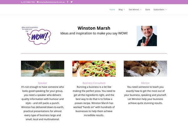winstonmarsh.com.au site used Divi-1.5
