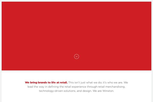 winston theme websites examples