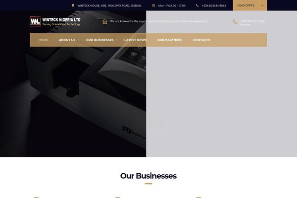 Consulting theme site design template sample