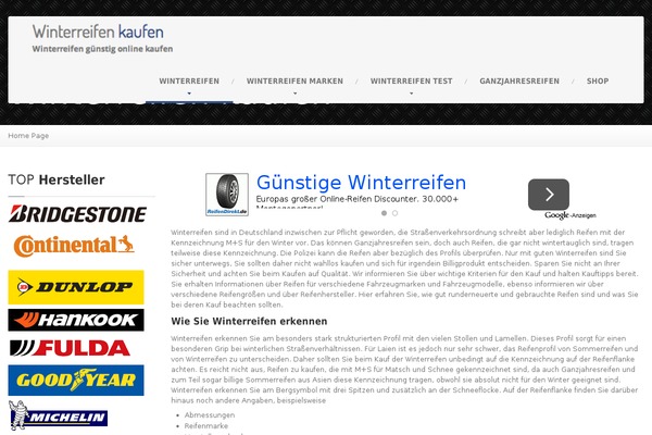 winterreifen-kaufen.com site used Carpress-wp