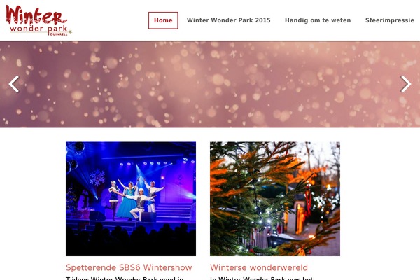 winterwonderland theme websites examples