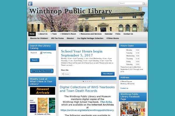 winthroppubliclibrary.org site used Graphene