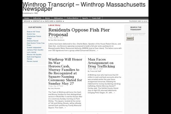 winthroptranscript.com site used Magazine-basic2