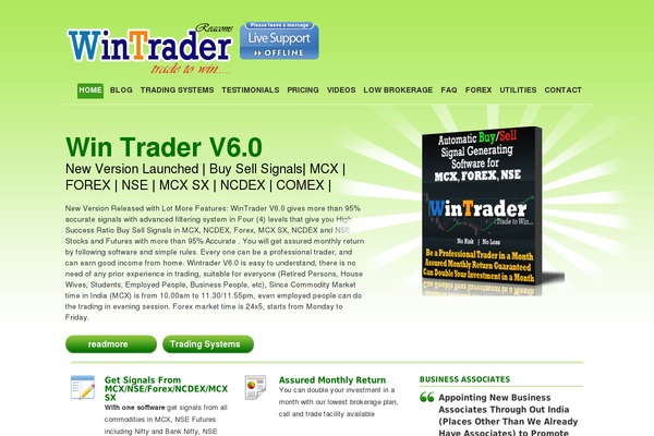 wintrader.in site used Eproduct