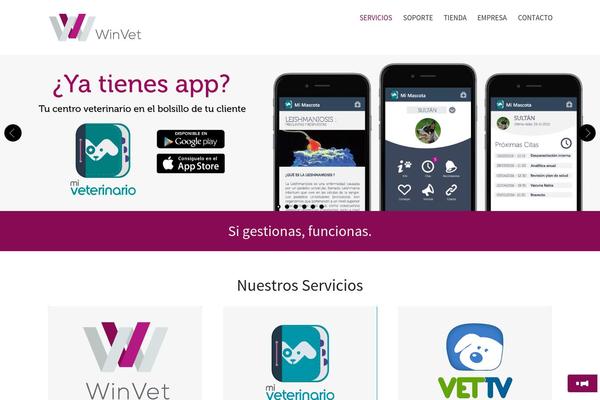winvet.es site used Winvet