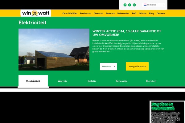 winwatt.be site used Winwatt