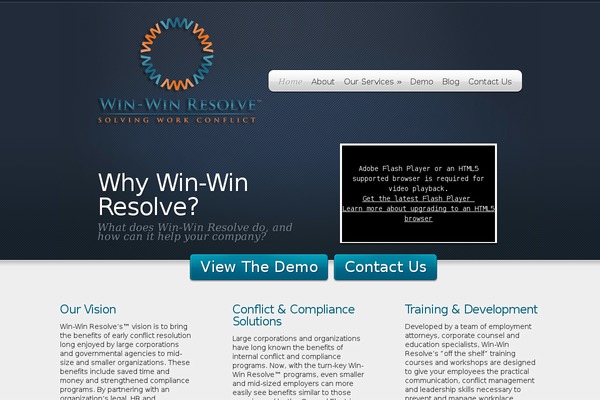 winwinresolve.com site used Webly