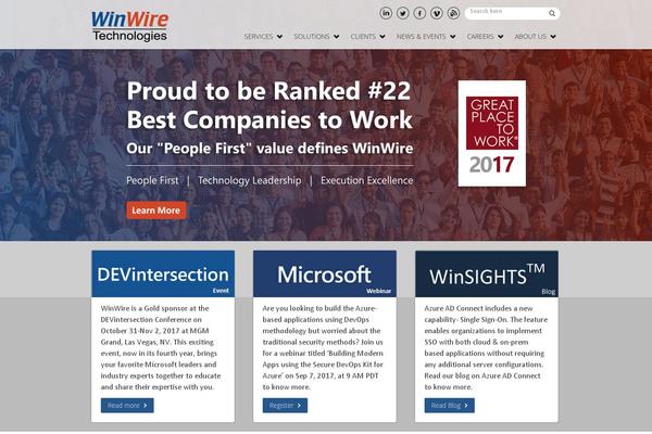 winwire.com site used Winwirewp-theme