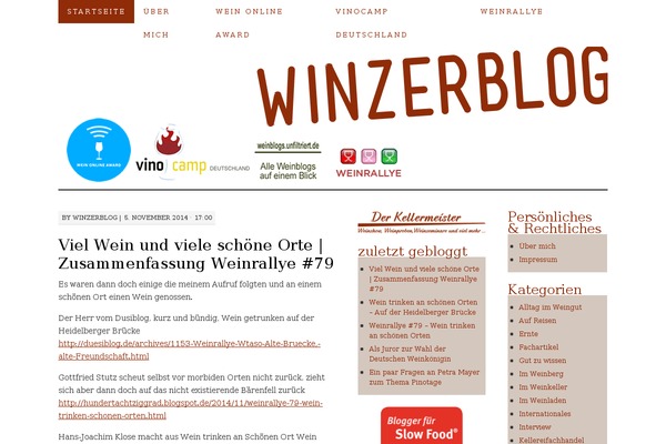 winzerblog.de site used Pilcrow