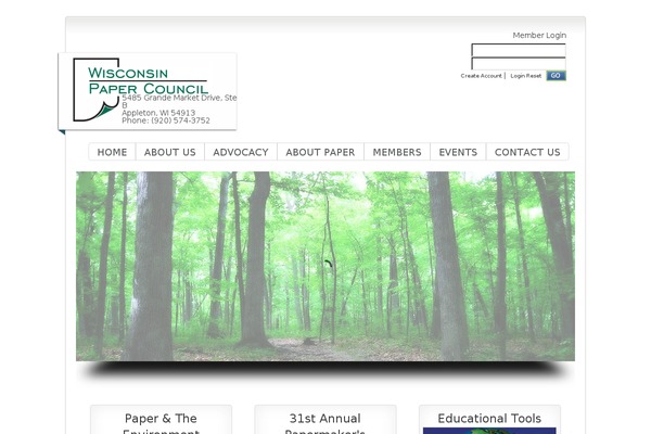 wipapercouncil.org site used Wisconsinpapercouncil