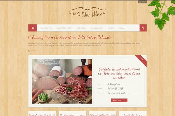ingredients theme websites examples