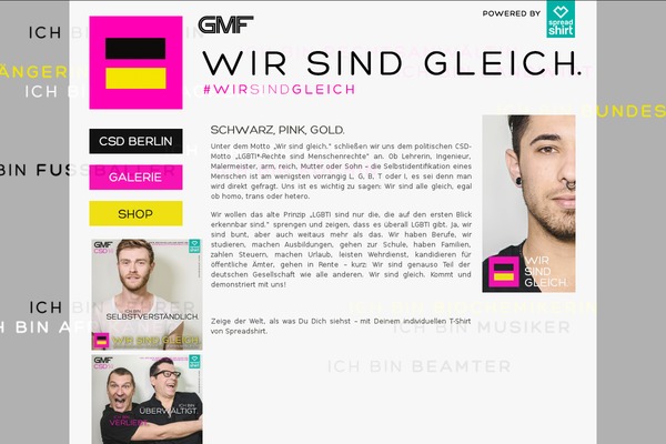 wir-sind-gleich.de site used Arras WP theme