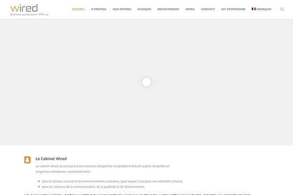 WordPress website example screenshot