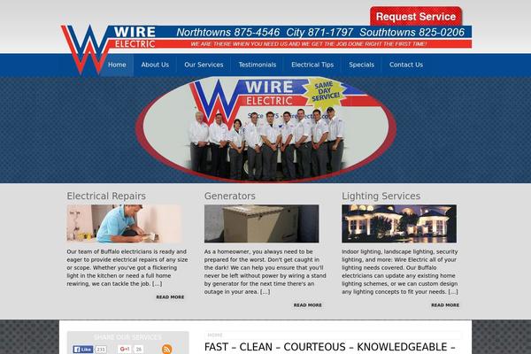 wireelectric.com site used Footbridge