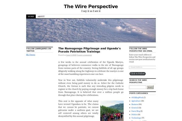 WordPress website example screenshot